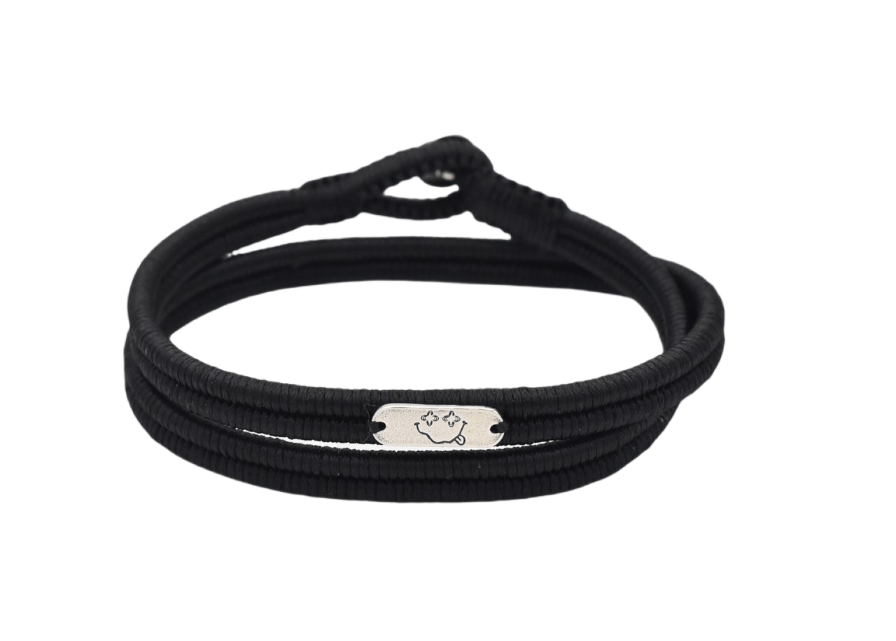 צמיד כסף לגבר 925 שחור – עיצוב ייחודי ועמיד