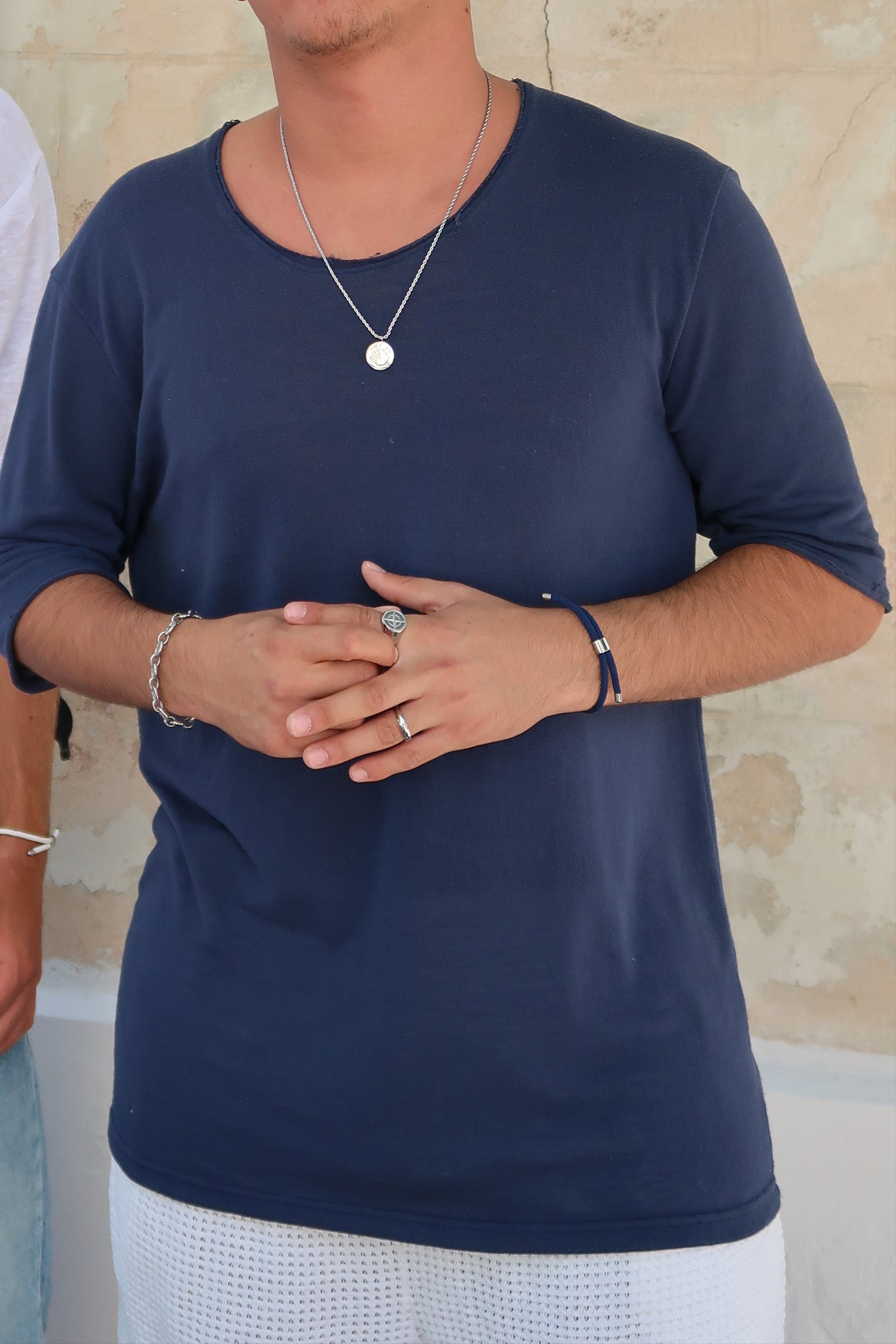 Orrin צמיד חבל כחול נייבי לגבר